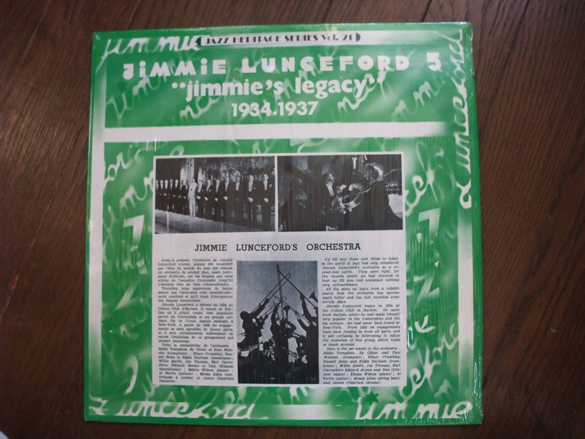 LP☆ Jimmie Lunceford 5 Jimmie's Legacy" 1934-1937 ☆拍卖
