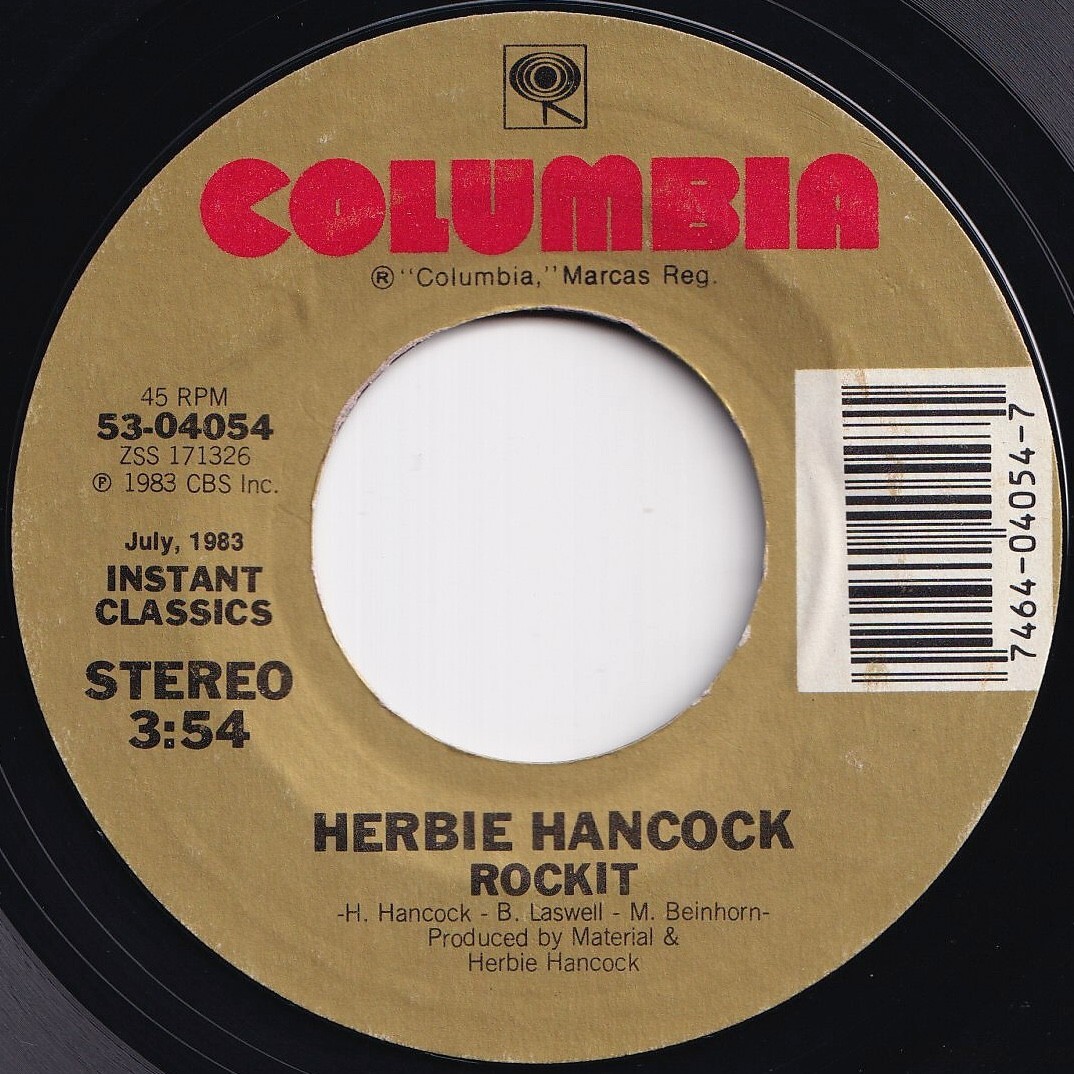 Herbie Hancock Rockit / (Album Version) Columbia US 53-04054 209931 SOUL FUNK ソウル ファンク レコード 7インチ 45拍卖