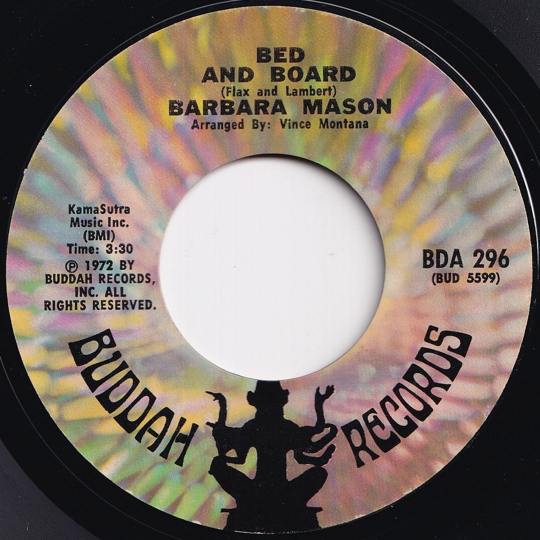 Barbara Mason Bed And Board / Yes, It's You Buddah US BDA 296 209923 SOUL ソウル レコード 7インチ 45拍卖
