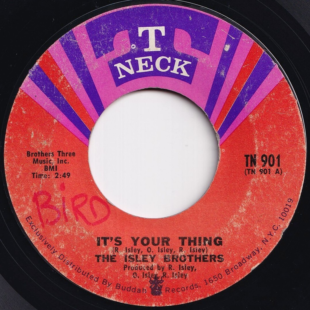 Isley Brothers It's Your Thing / Don't Give It Away T-Neck US TN 901 209562 SOUL FUNK ソウル ファンク レコード 7インチ 45拍卖