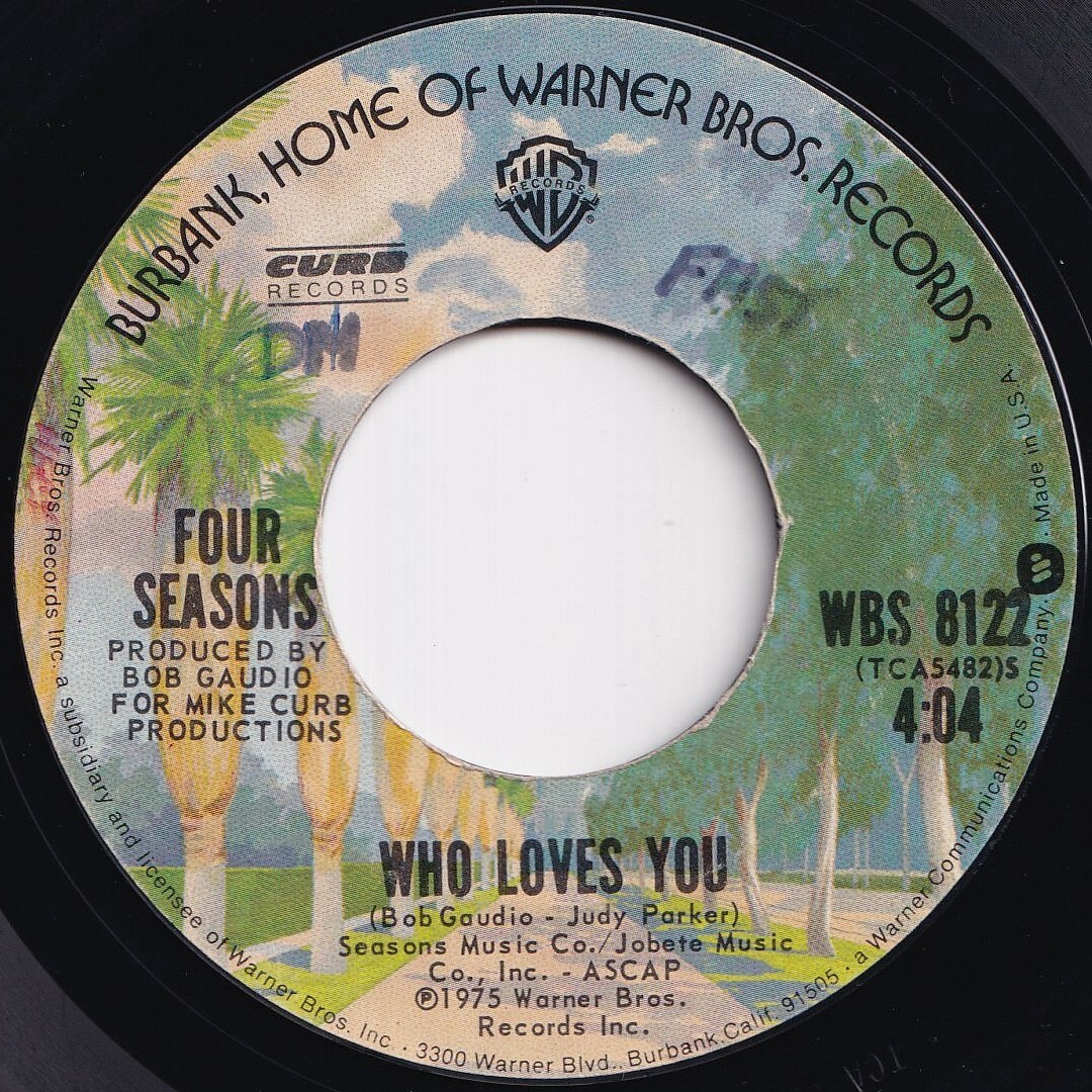 Four Seasons Who Loves You / (Disco Version) Warner Bros. US WBS 8122 209710 ROCK POP ロック ポップ レコード 7インチ 45拍卖