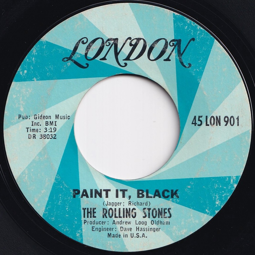 Rolling Stones Paint It, Black / Stupid Girl London US 45 LON 901 209524 ROCK POP ロック ポップ レコード 7インチ 45拍卖