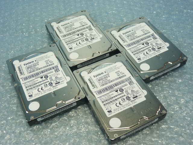 1RDJ // 4個セット IBM 00WG661 300GB 2.5インチ SAS HDD 15Krpm 12Gb 15mm / AL13SXB30EN / 00WG660 00WG664//Lenovo System x3650 M5取外拍卖