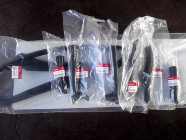 ホンダ純正 ビート PP1 ウェザーストリップ フロント ルーフピラー ソフトトップ フロント ウィンドウ モール 7点 HONDA拍卖