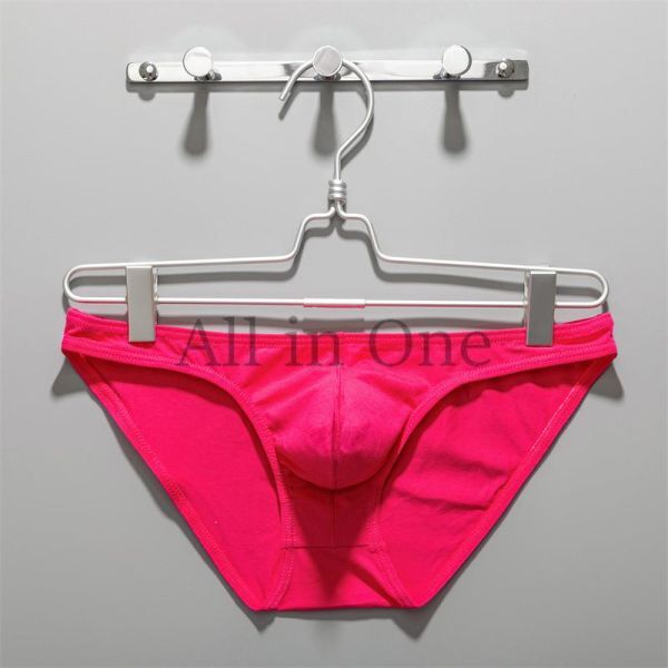 163-65-5 もっこりポーチ コットン 綿 パンツ ブリーフタイプ【ピンク,Lサイズ】男性 メンズ 新品 エロ インナー ブリーフ セクシー .2拍卖