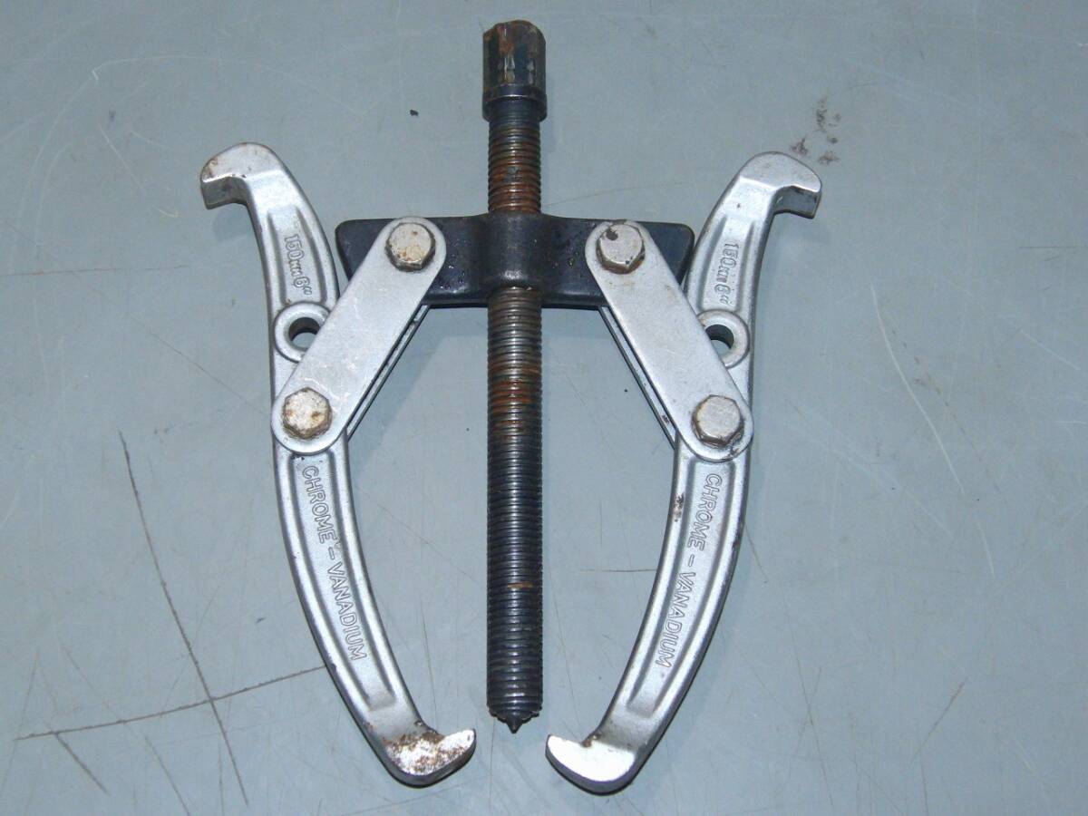 TRUSCO TGP-150 ギヤプーラ 2本爪タイプ 150mm 引き抜き工具 /BK12拍卖