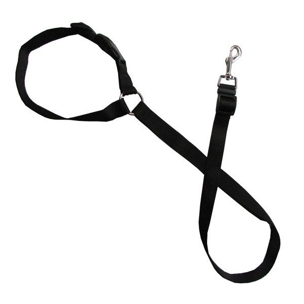 ヘッドレスト装着型 ペット用 シートベルト 愛犬を守る 安全ベルト 簡単装着 長さ調節可能 車専用 リード (ブラック)拍卖