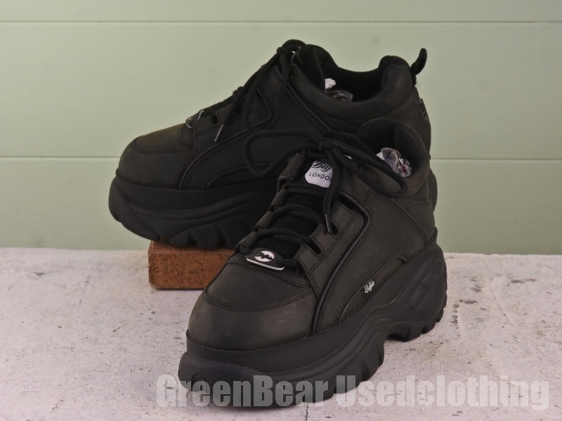 C014 Buffalo メンズブーツ 黒 ブラック 41 25.5cm 拍卖