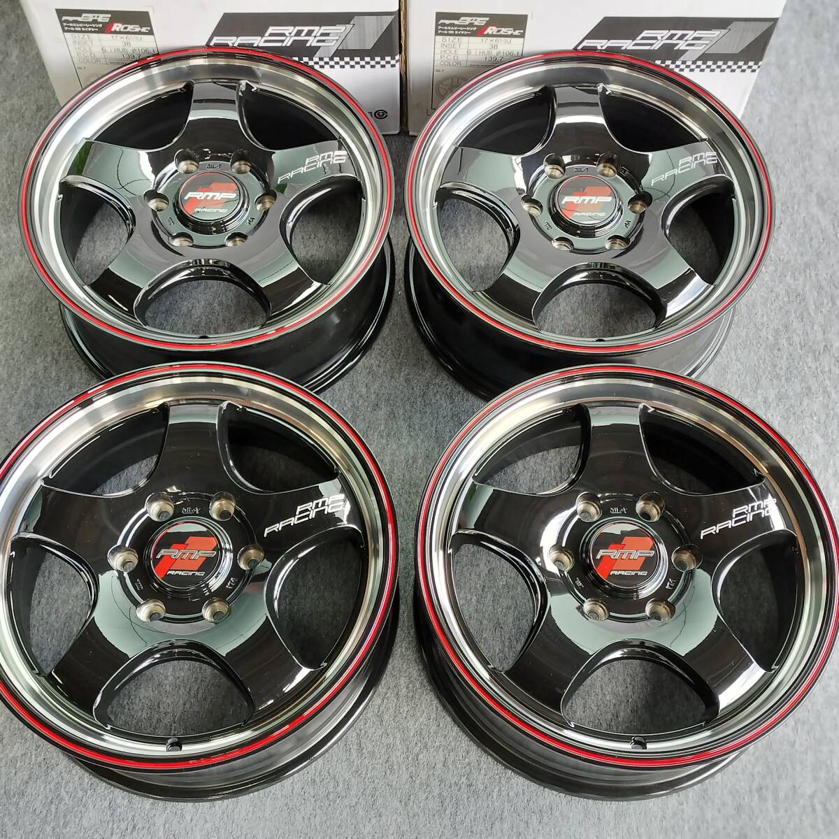 RMP RACING R05HC 17x6.5J+38 6H139.7 新品4本セット ハイエース レジアスエース 200系 キャラバン 01-2521拍卖