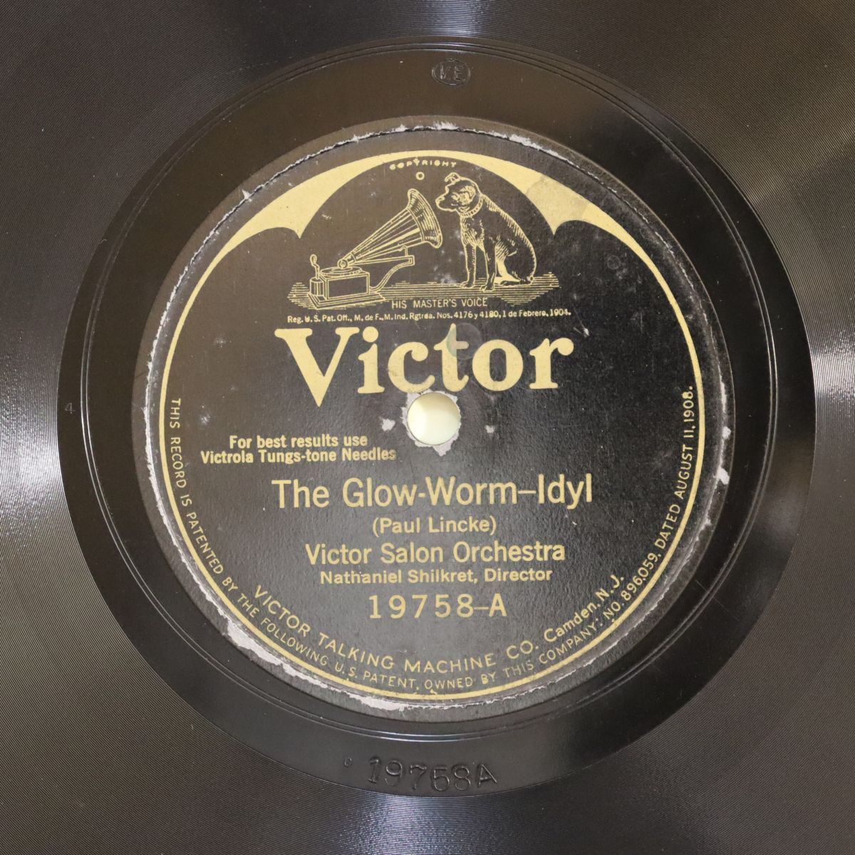 SA32/SP盤/ビクター・サロンオーケストラ/リンケ:グローワーム/フェリックス・アルント:Nola/19758(2)拍卖