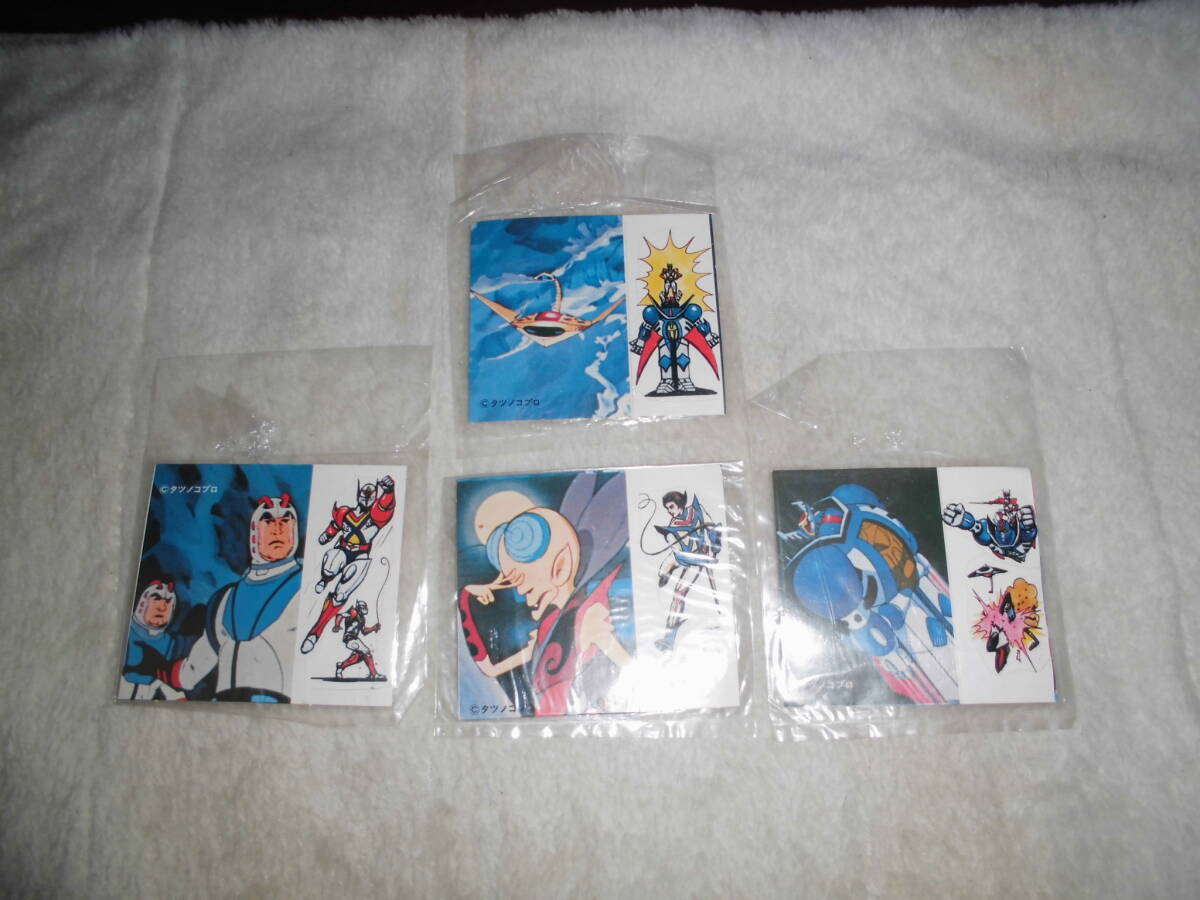 ああ007 昭和レトロ 宇宙の騎士テッカマン シール 4枚 駄菓子屋 拍卖