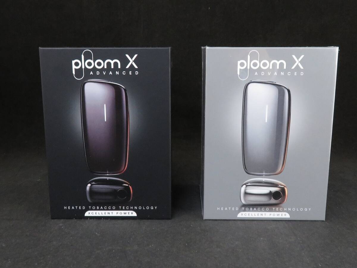 中古/未開封 ploom X ADVANCED プルームx アドバンスド ブラック シルバー 2個セット拍卖