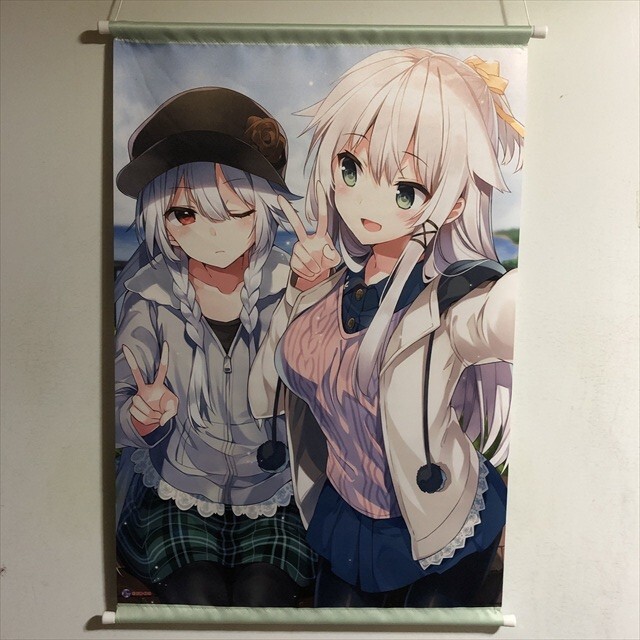 T0176 ◆アンセル ティオ 三嶋くろね Selfie B2サイズ タペストリー拍卖