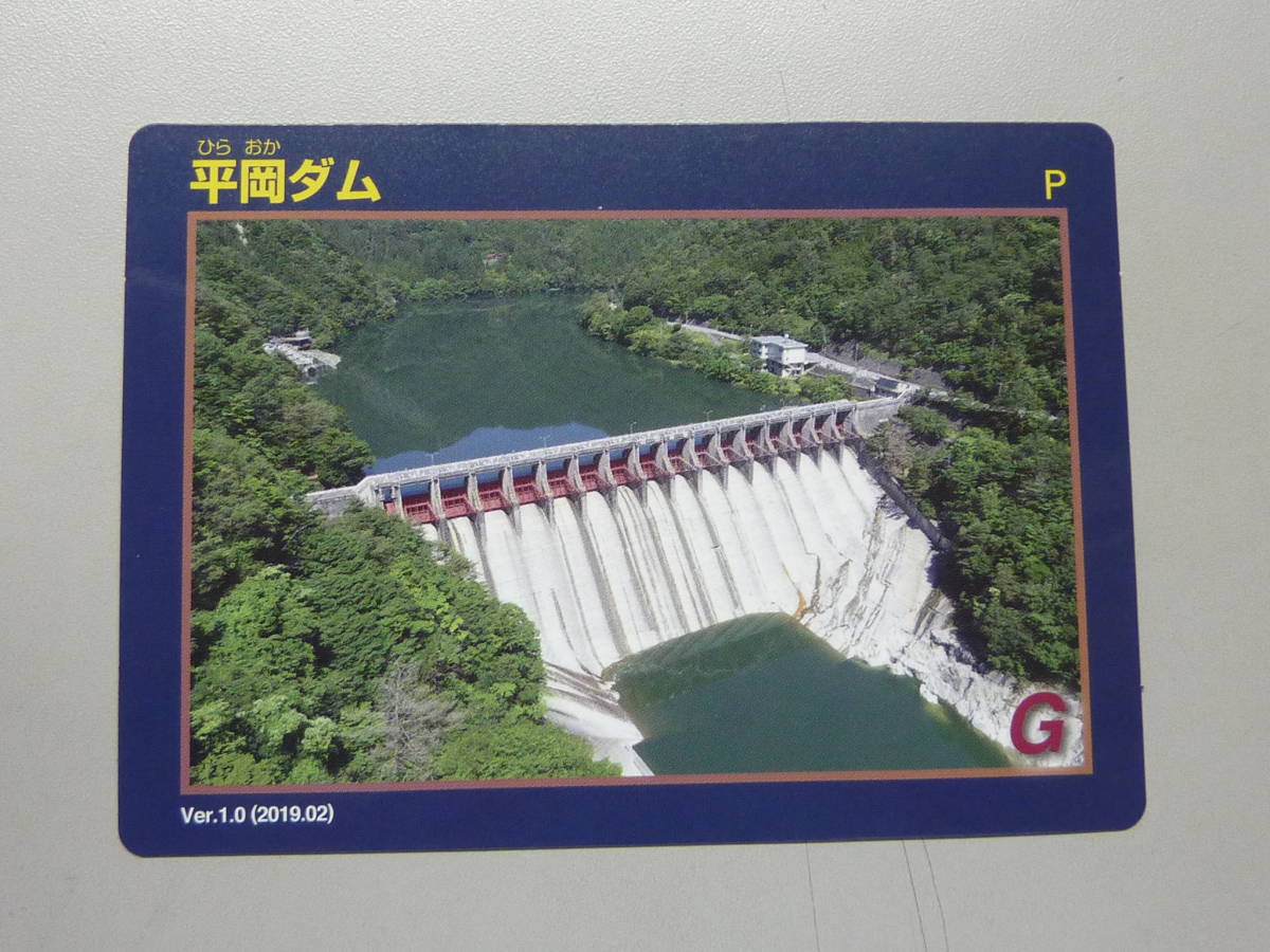 平岡ダム 送料0円!DAM ひらおかだむ 長野県下伊那郡天龍村 天竜川水系天竜川 ダムカード拍卖