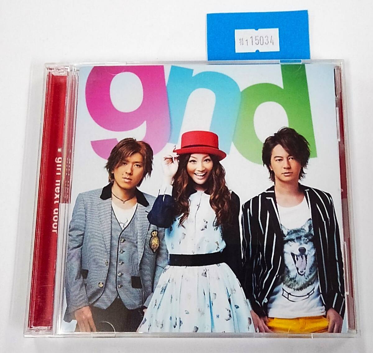 万1 15034 【アルバムCD+DVD】girl next door / アガルネク!:帯・オリジナルTRUMPカード付き拍卖