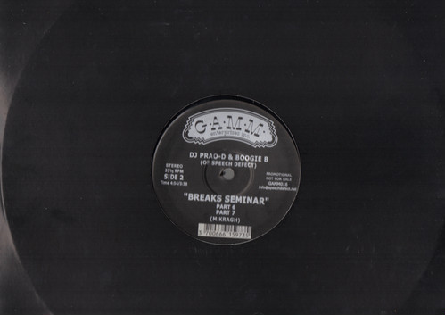 【廃盤12inch】Prao-D & Boogie B / Coolin' With The P / Breaks Seminar拍卖