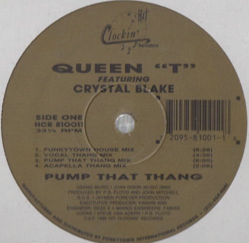 【廃盤12inch】Queen T / Pump That Thang拍卖