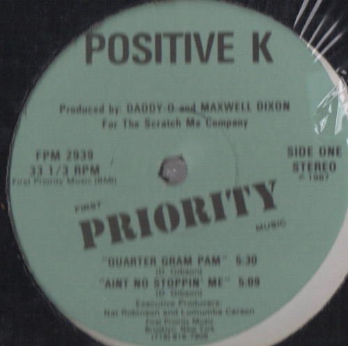 【廃盤12inch】Positive K / Quarter Gram Pam拍卖