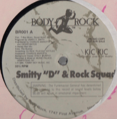 【廃盤12inch】Smitty D & Rock Squad / Kic Kic拍卖