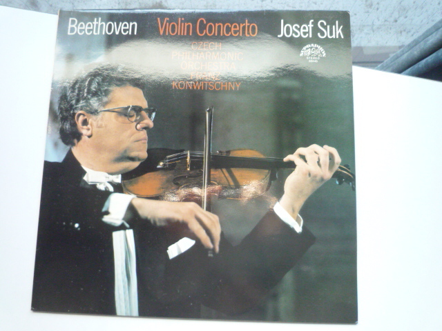 UM56 チェコSUPRAPHON盤LP ベートーヴェン/ヴァイオリン協奏曲 スーク/コンヴィチュニー/チェコPO拍卖