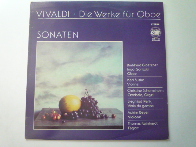 UM65 東独ETERNA盤LP ヴィヴァルディ/オーボエ・ソナタ集 ゴリツキ/ズスケ、バイヤー、パンク他 DIGITAL拍卖