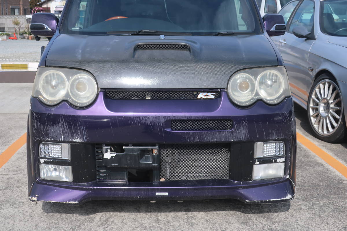 H16 DBA-L152S L150S系 MOVE ムーヴ カスタムターボ ワンオフ 加工 LED イカリング プロジェクター ヘッドライト 左右 SET / 117195km拍卖