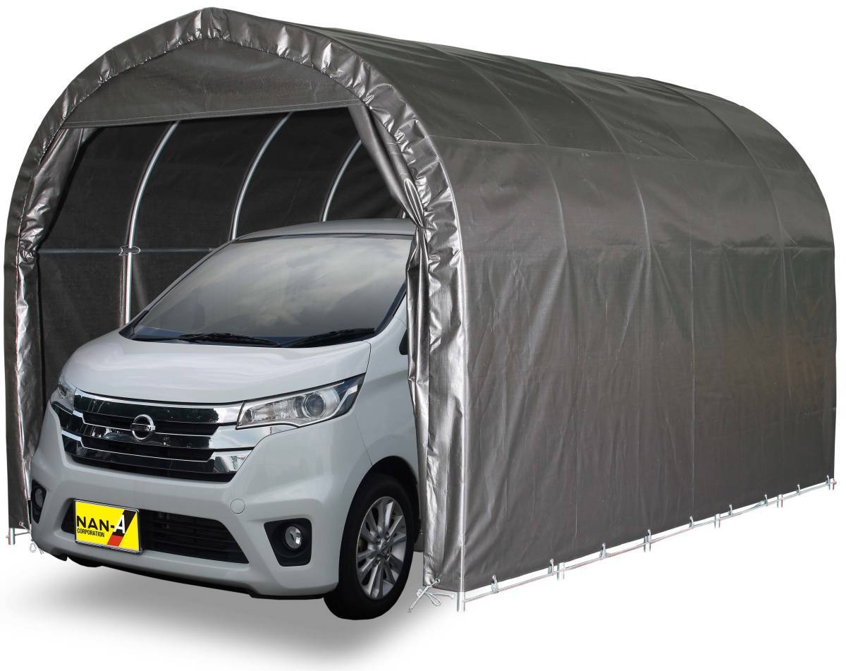 パイプ車庫 埋め込み式 軽乗用車用 2540U MSV(南榮工業)法人宛送料無料拍卖