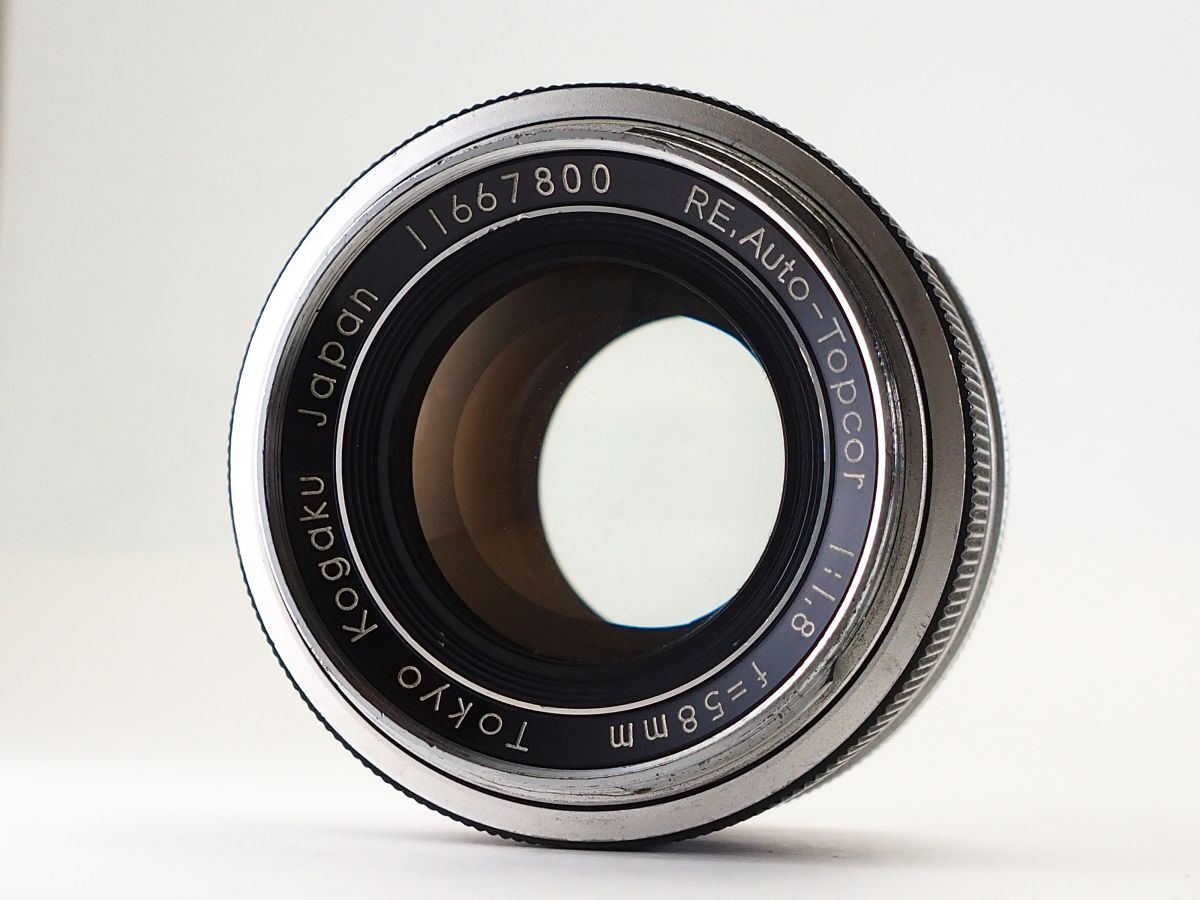 ★訳あり実用品★ 東京光学 TOKYO KOGAKU RE AUTO-TOPCOR 58mm F1.8 ★絞り粘りあり #S2049拍卖