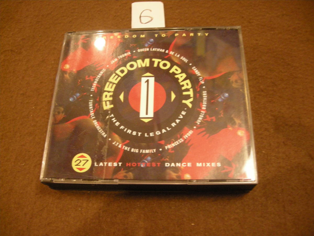 ⑥輸入盤CD! VA / Freedom to Party-Latest Dance Mixes 2枚組拍卖
