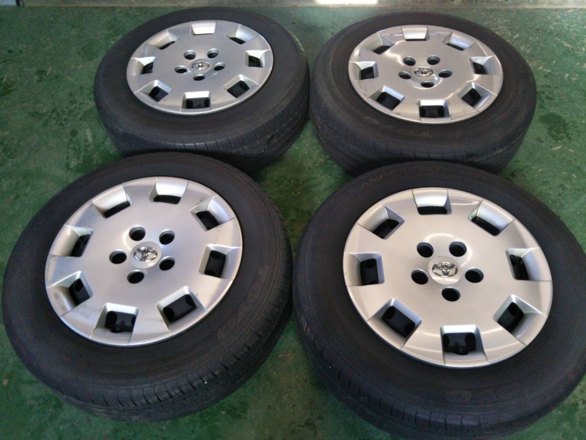 Y298 195/65R15 TOYO トーヨー 2018年 PCD114.3 5H 6J ISIS アイシス ZGM15 4本セット キャップ付き拍卖