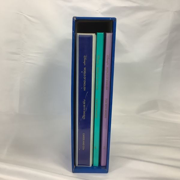 ワールドファミリー ディズニー英語システム FUN WITH WORDS 本&CD等 教材 現状品拍卖