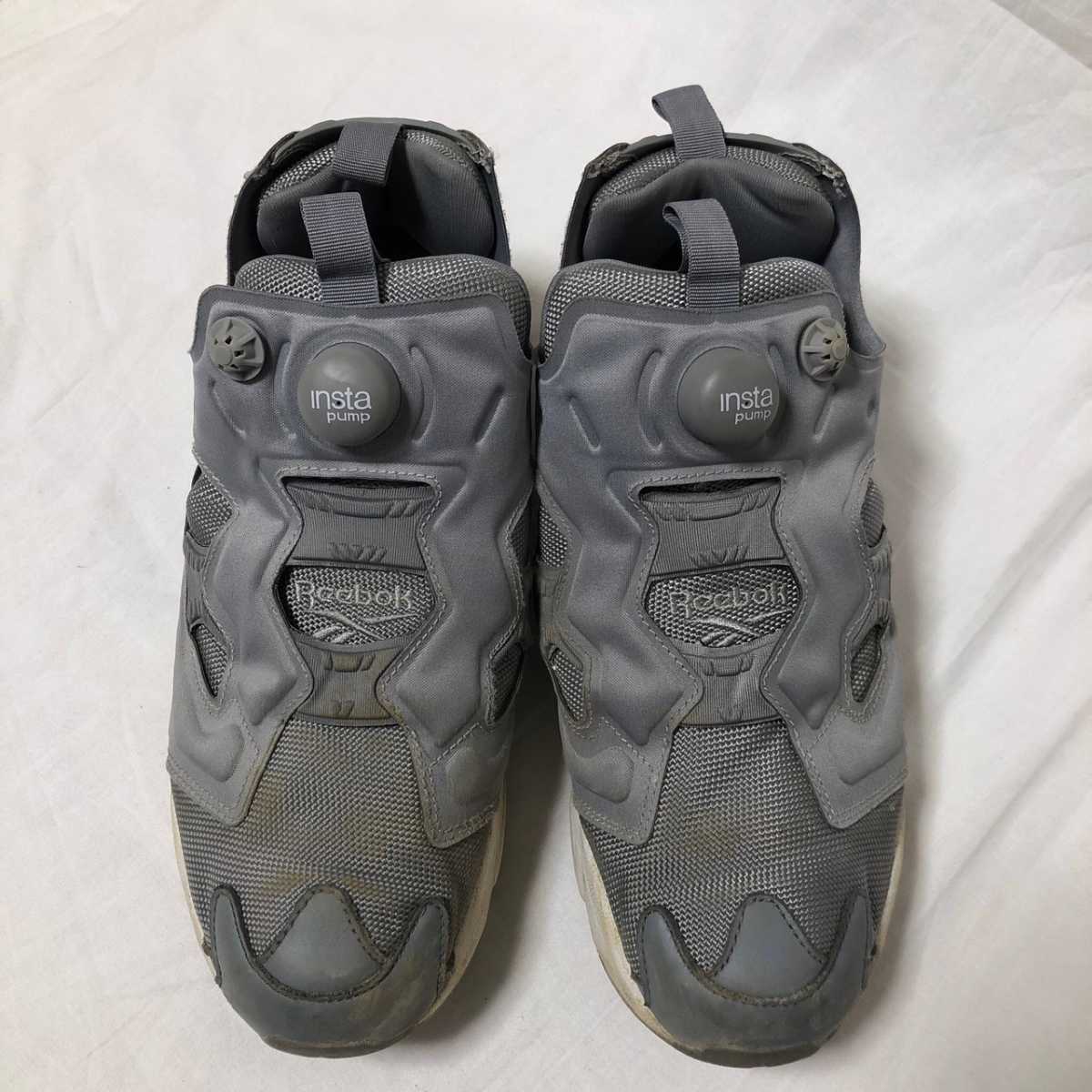 Reebok リーボック PUMP FURY インスタポンプフューリー ローカットスニーカーフラットグレー V65751拍卖