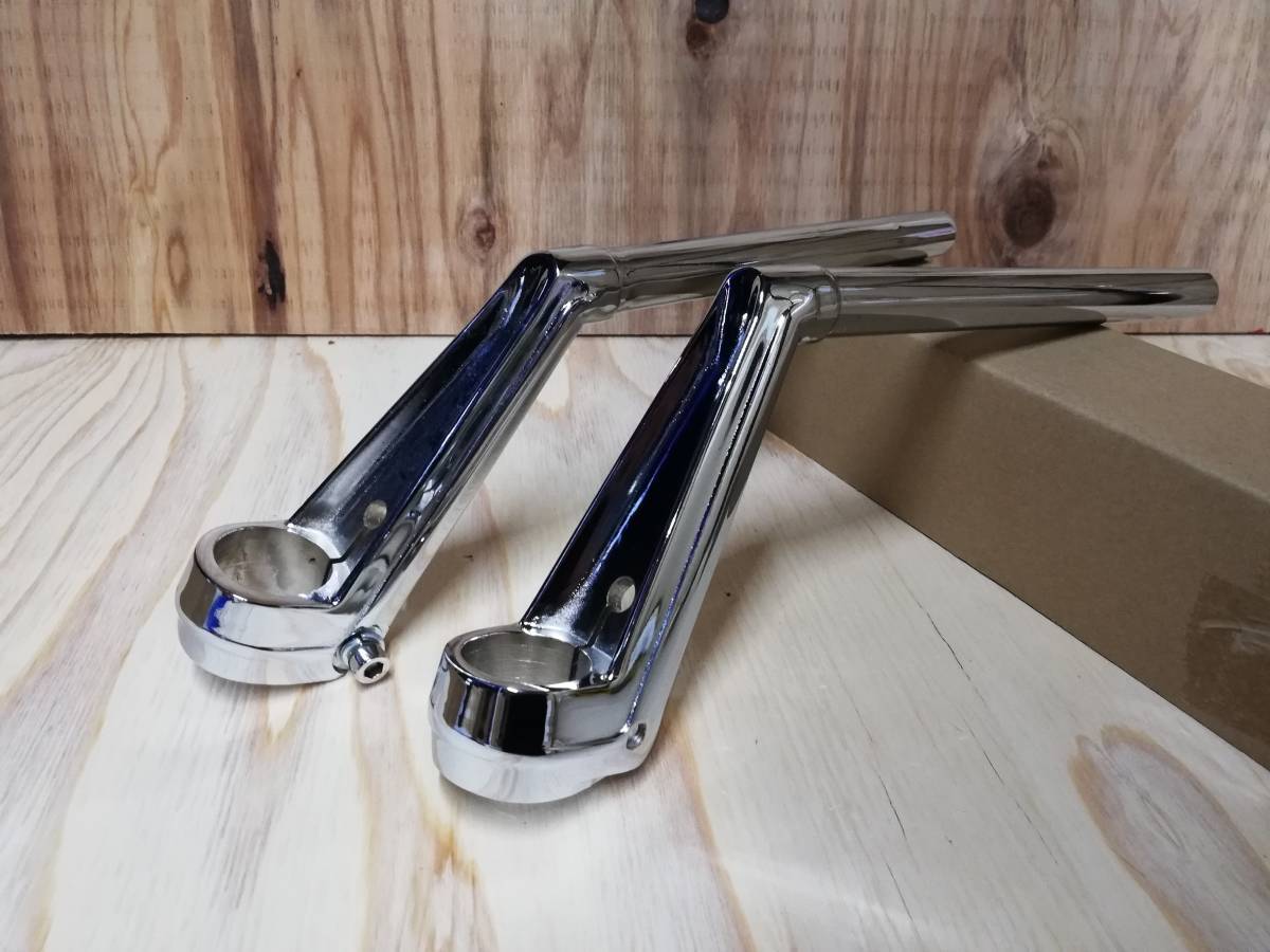 送料込 VFタイプ ハンドル メッキ/35パイ 35π旧車 ハン 35π CBR400F CB400F ホークCB250T CB250N CB400NジェイドCB400SFホーネット拍卖