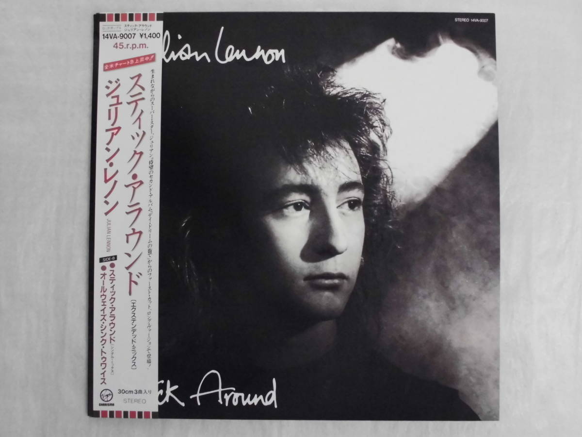 良盤屋 P-1096◆LP◆Pop ジュリアン・レノン Julian Lennon/Stick Around拍卖