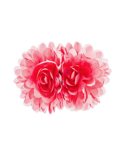 花柄 グラデーション カラーミックス ローズ ヘアクリップ 色とりどりの花びらがキュートな「フラワー」拍卖