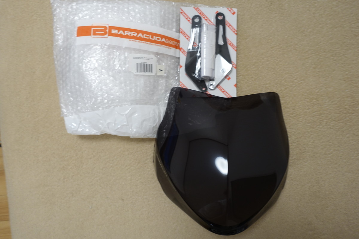 BARRACUDA MT-25 / MT-03 ウインドシールドスクリーン エアロスポーツ 定価25,290円 brc-ymt6300 バラクーダ 2拍卖