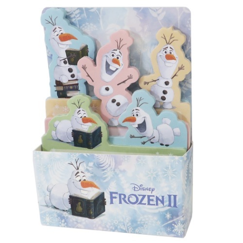 【即決】◇BOXふせん◇ディズニー アナと雪の女王2 アナ雪 オラフ 付箋 5種類 メモ 伝言 書き置き キャラクター かわいい // DZ-81015拍卖