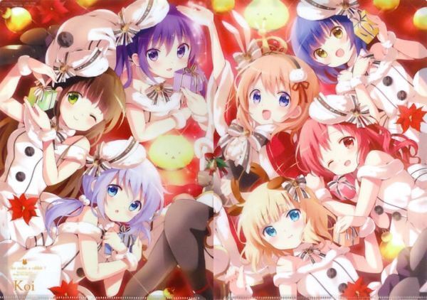 d040クリアファイル ご注文はうさぎですか? 6巻 Koi  メロンブックス 特典 ココア チノ リゼ 千夜 シャロ マヤ メグ拍卖