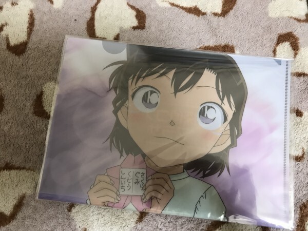 d052クリアファイル 名探偵コナン コナンプラザ特典 毛利蘭拍卖