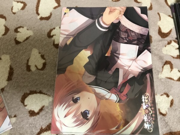 d040クリアファイル 千恋*万花 (ゆずソフト) こぶいち むりりん げっちゅ屋特典 朝武芳野拍卖