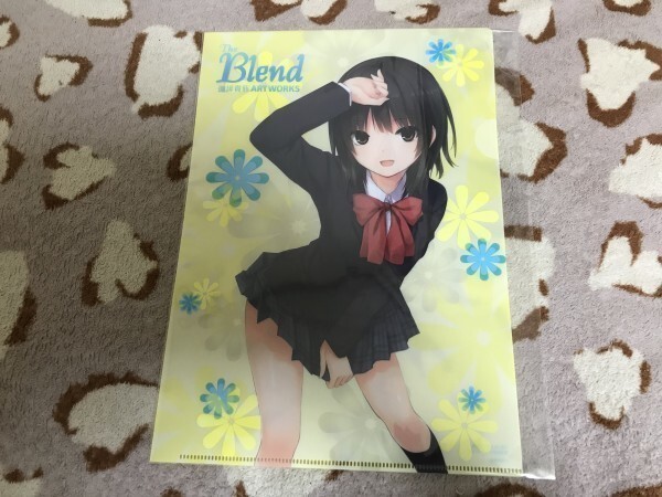 d040クリアファイル  軸中心派 珈琲貴族 画集 THE BLEND 珈琲貴族 ART WORKS E☆2 特典拍卖