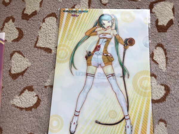 d052クリアファイル ボーカロイド 初音ミク レーシングミク2018 10周年記念 redjuice拍卖