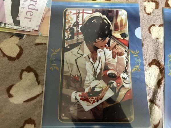 d036クリアファイル FGO Fate Grand Order  ローソンHMV限定  アルジュナ フォンダン・オ・ショコラ拍卖