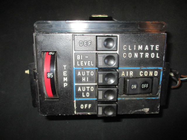 ■ベンツ R107 エアコン スイッチ クライメート コントロール 中古 1078301785 0008207910 部品取あり ユニット 450SL 450SLC 380SL 380SLC拍卖