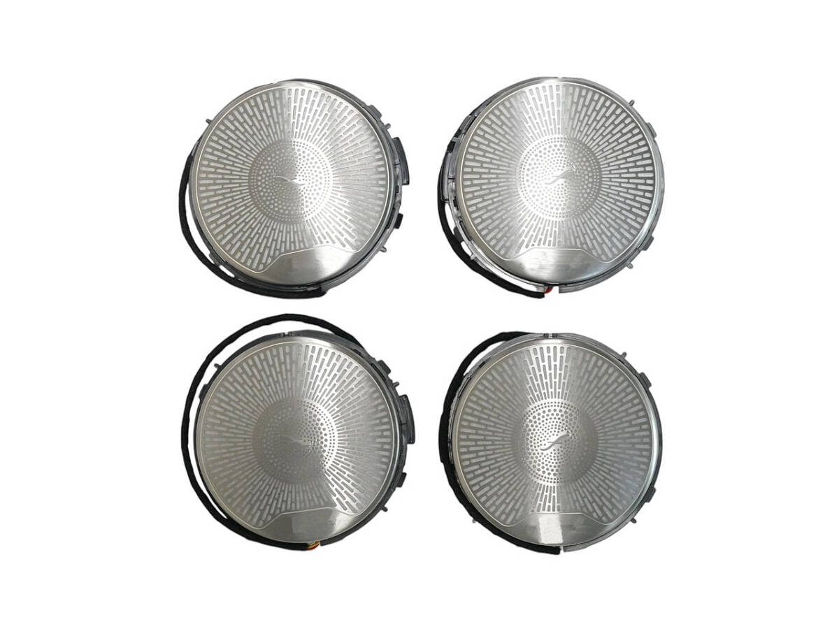 W205 ドア スピーカー カバー アンビエントライト連動 後期 64color ベンツ Cクラス 国内発送 即納 カスタム ライト 音楽 内装 インテリア拍卖