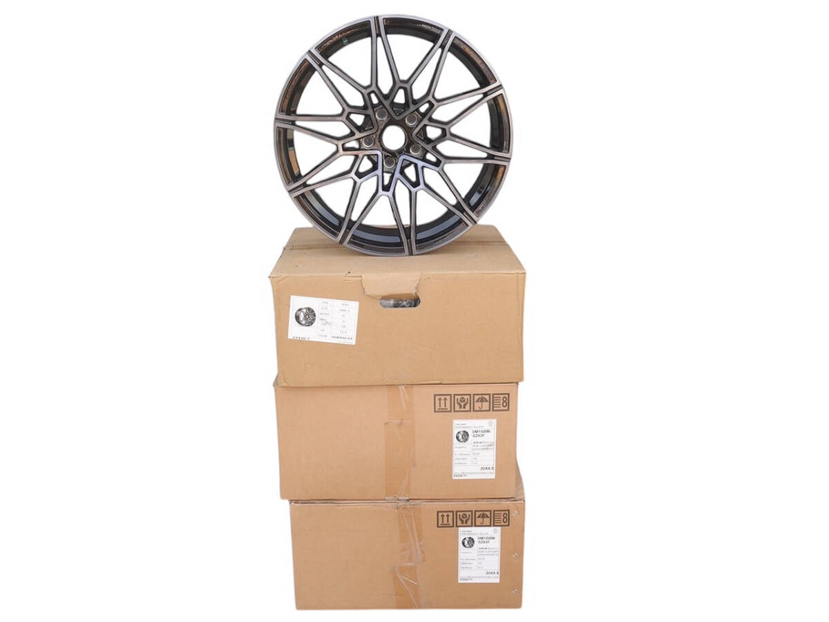 20インチ アルミ ホイール BMW F系 1 2 シリーズ 等 1台分 鋳造 8.5J 9.5J 72.6 国内発送 即納 カスタム 足回り 在庫有 ブラックポリッシュ拍卖