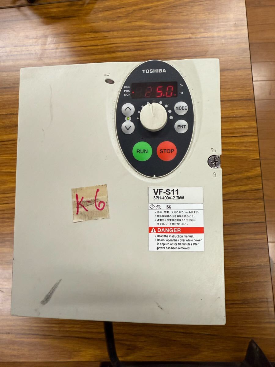 K6 TOSHIBA TRANSISTOR INVERTER VFS11-4022PL(R5) 2.2KW拍卖