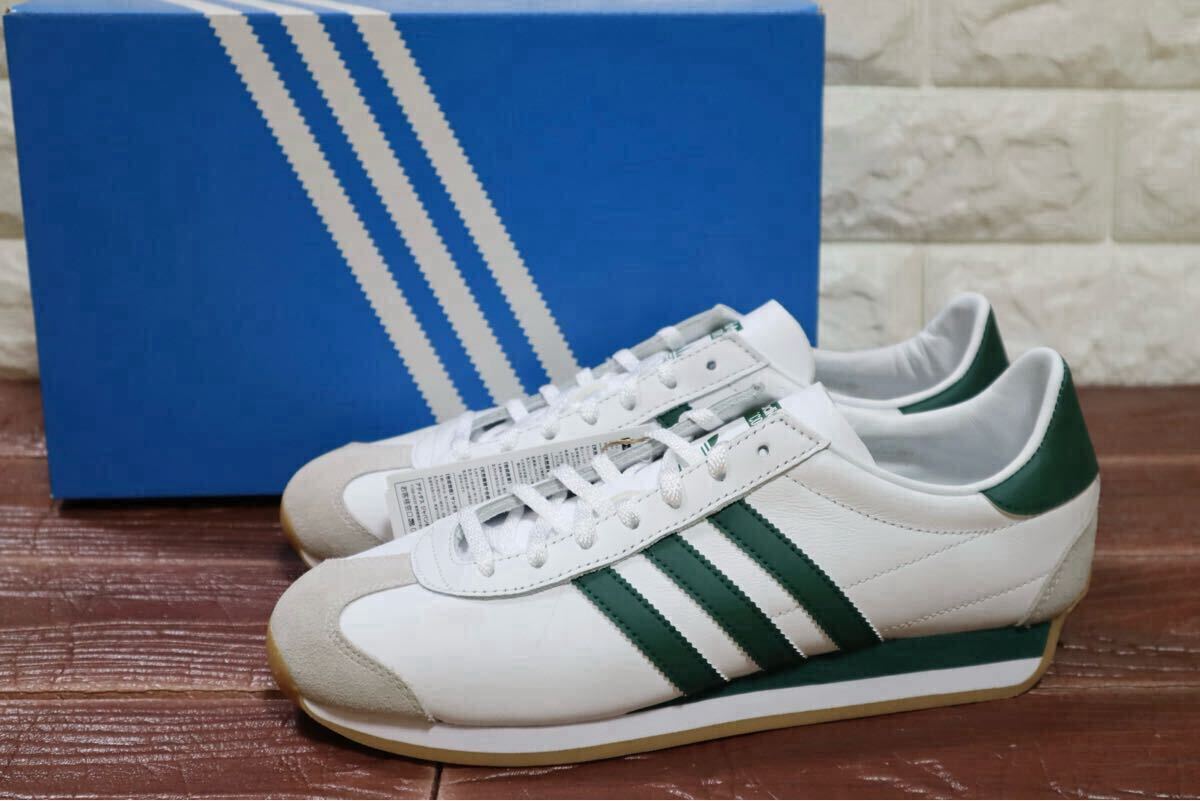 新品 定価17600円 24㎝ adidas originals アディダス オリジナルス カントリー OG COUNTRY OG カレッジグリーン拍卖