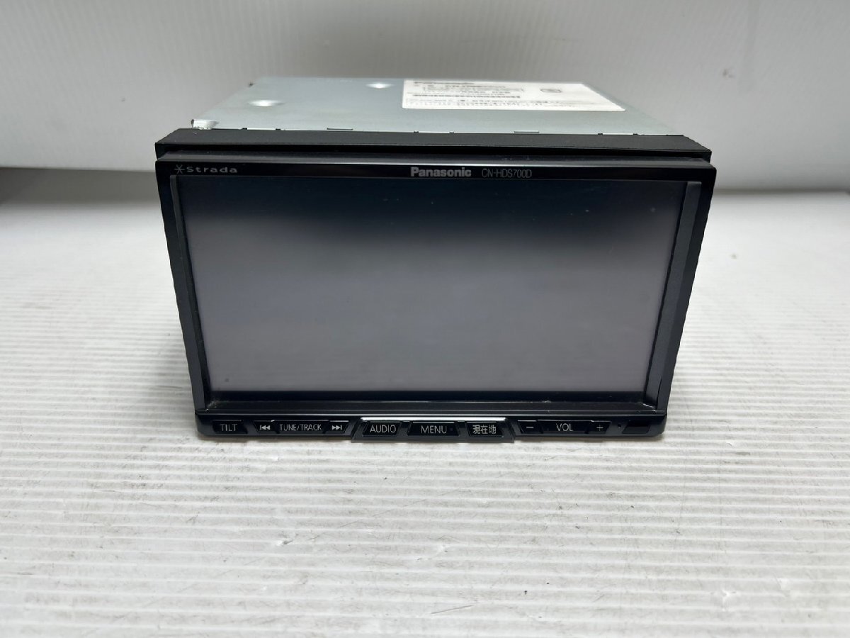 【動作確認済み】 パナソニック ストラーダ 社外 カーナビ CN-HDS700D 7インチ HDD SDカード iPod CD DVD 中古パーツ拍卖