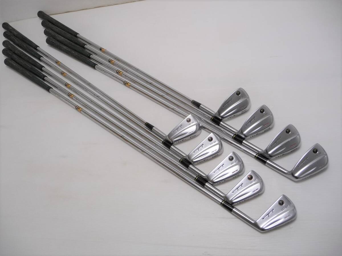 ■HONMA ホンマ アイアン PP-737 ツアーモデル 黒モグラ スチールシャフト ダイナミックゴールド FLEX=R400 9本セット■拍卖